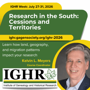 Research in the South: Cessions and Territories