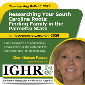 Researching Your South Carolina Roots: Finding Family in the Palmetto State